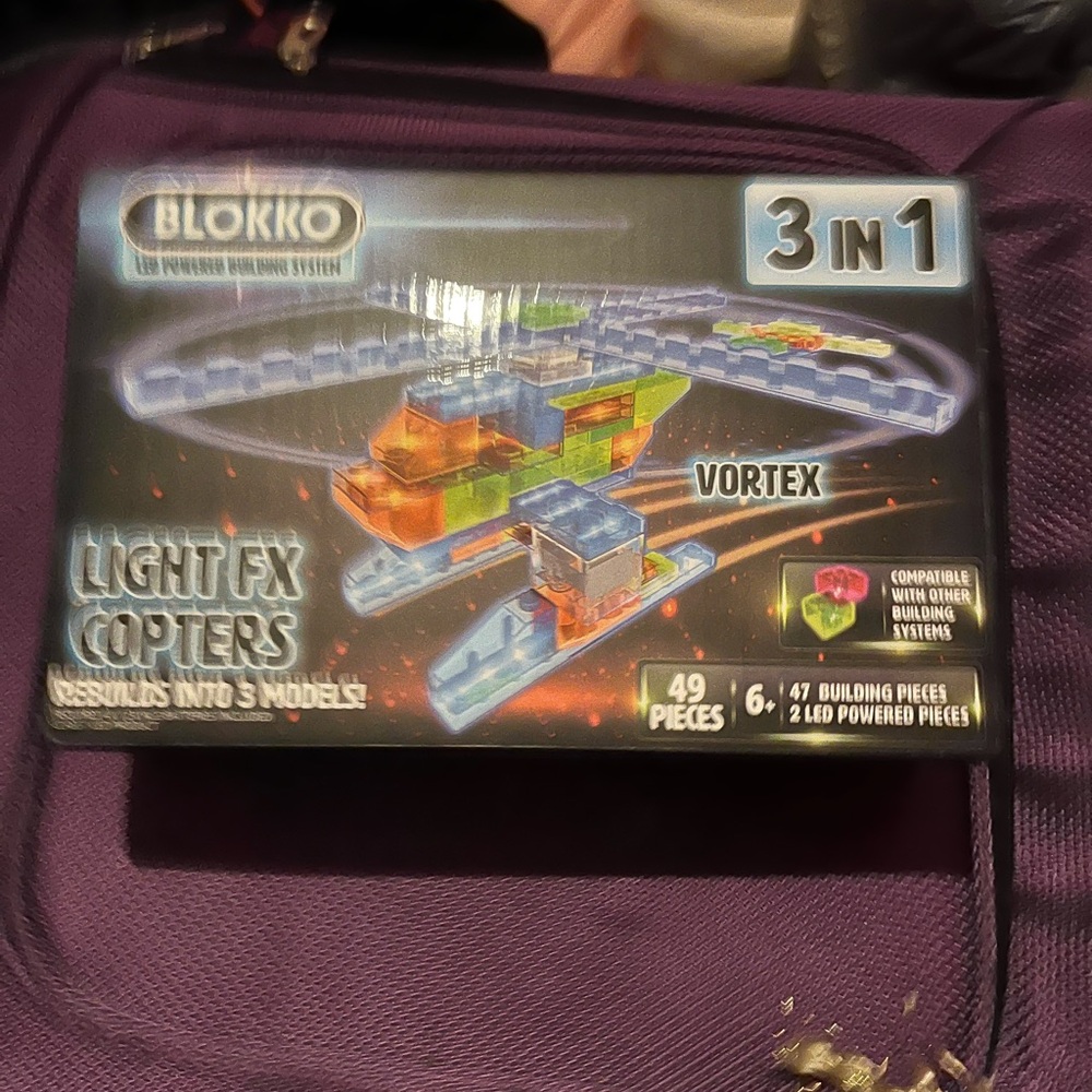 Okko Blue and Orange Building Blocks Set 3-in-1